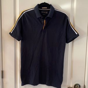 Denim & Flower navy men’s polo